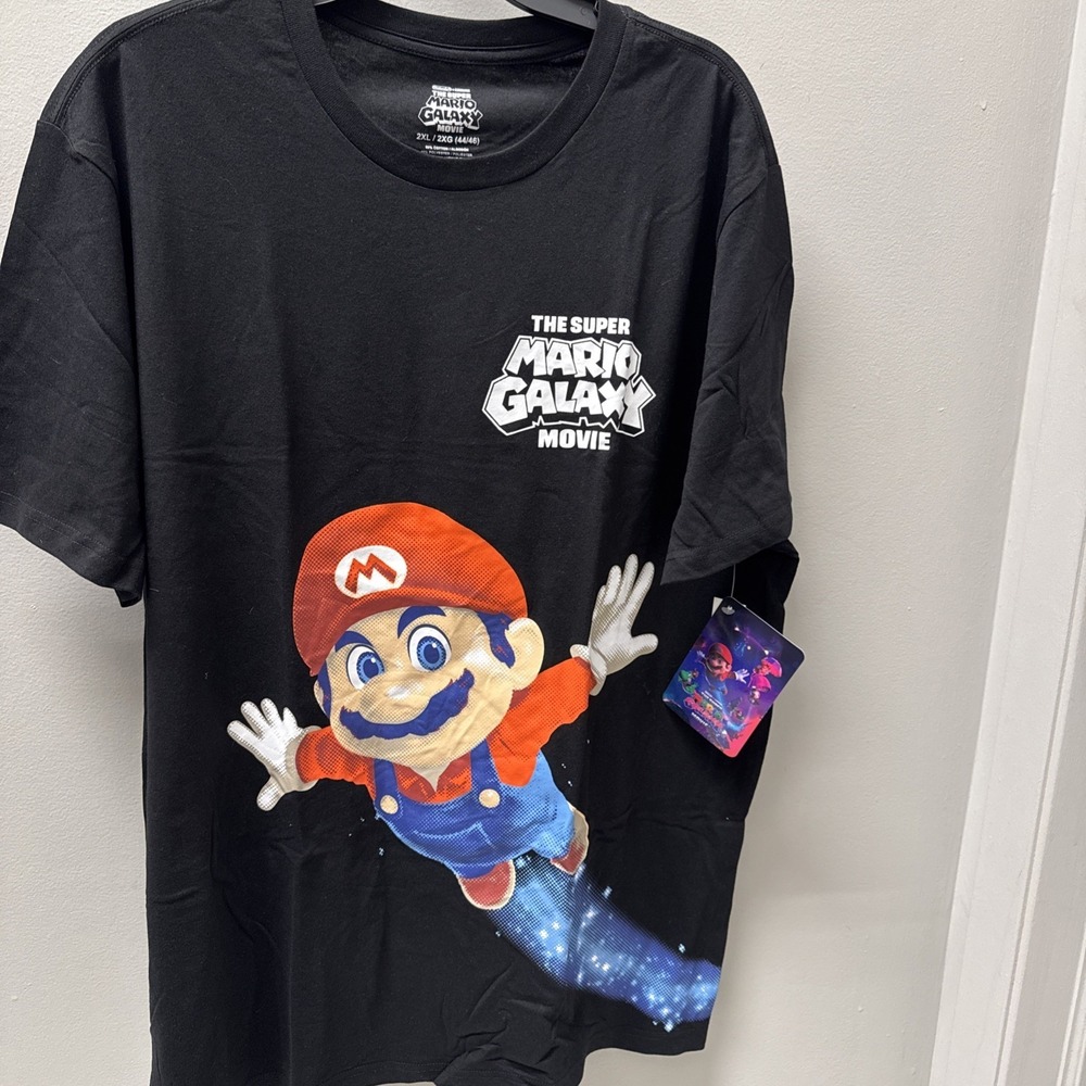 The Super Mario Galaxy Movie Epic Cosmic Adventure T-Shirt XL